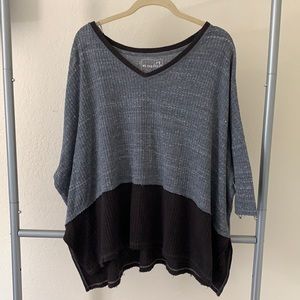 Free People waffle knit top